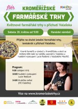 Květnové Kroměřížské farmářské trhy s příchutí Valašska