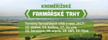 Termíny Kroměřížských farmářských trhů pro sezónu 2017