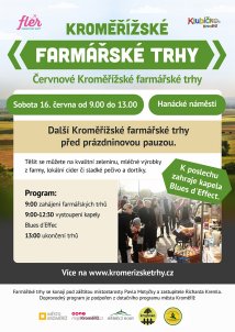 Červnové farmářské trhy - v sobotu 16. června 2018